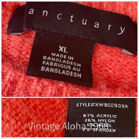 NWT Sanctuary Lovely RoundNeck Salmon XL - Picture 5 of 5